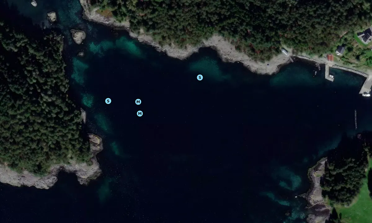 Satelite image of Østabøvågen
