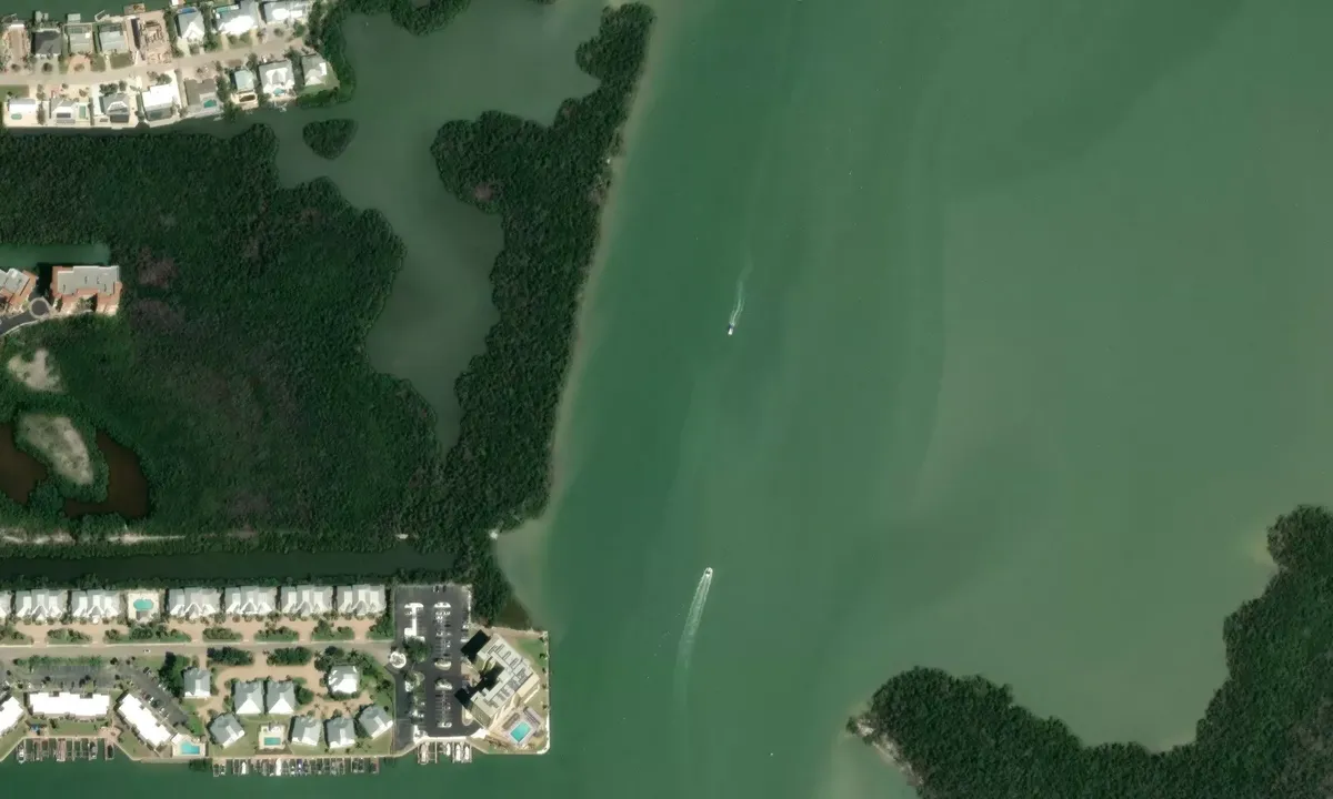 Satelite image of Ostego Bay