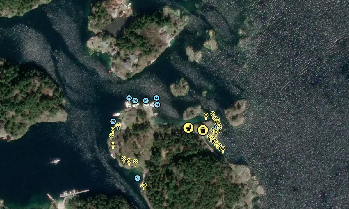 Satelite image of Øster Kuholmen