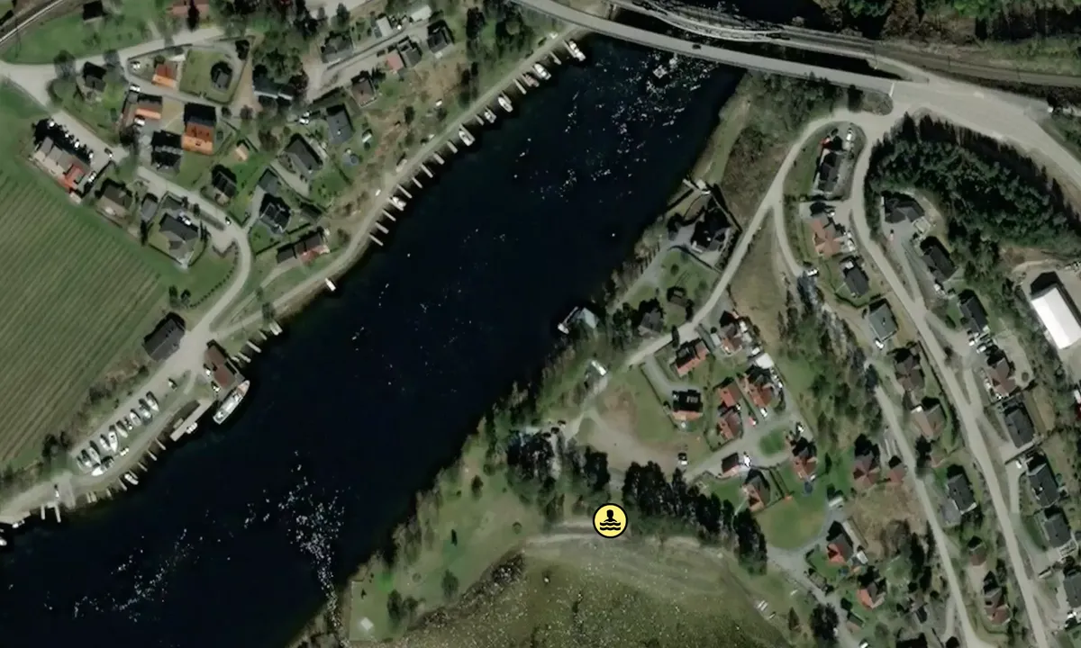 Satelite image of Østre Akkerhaugen Brygge