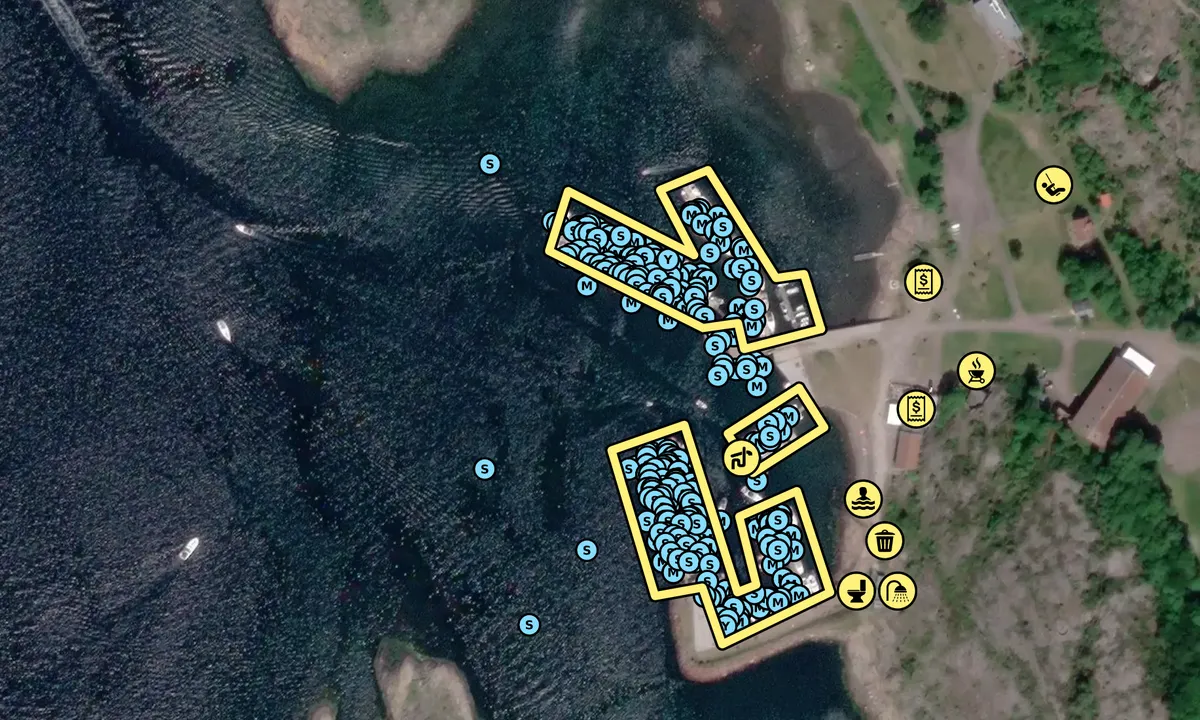 Satelite image of Østre Bolærne