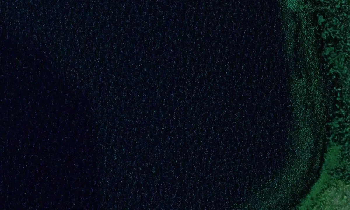 Satelite image of Østre Sandfjorden