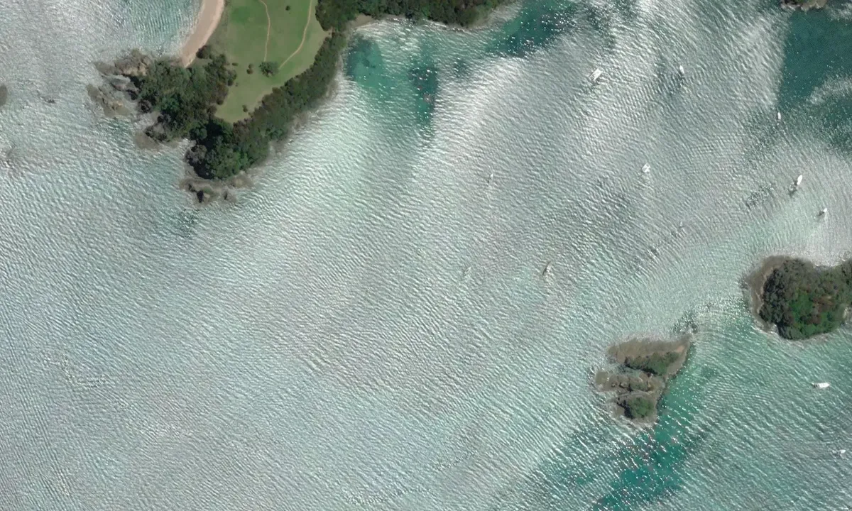 Flyfoto av Otiao Bay (Indico Bay)