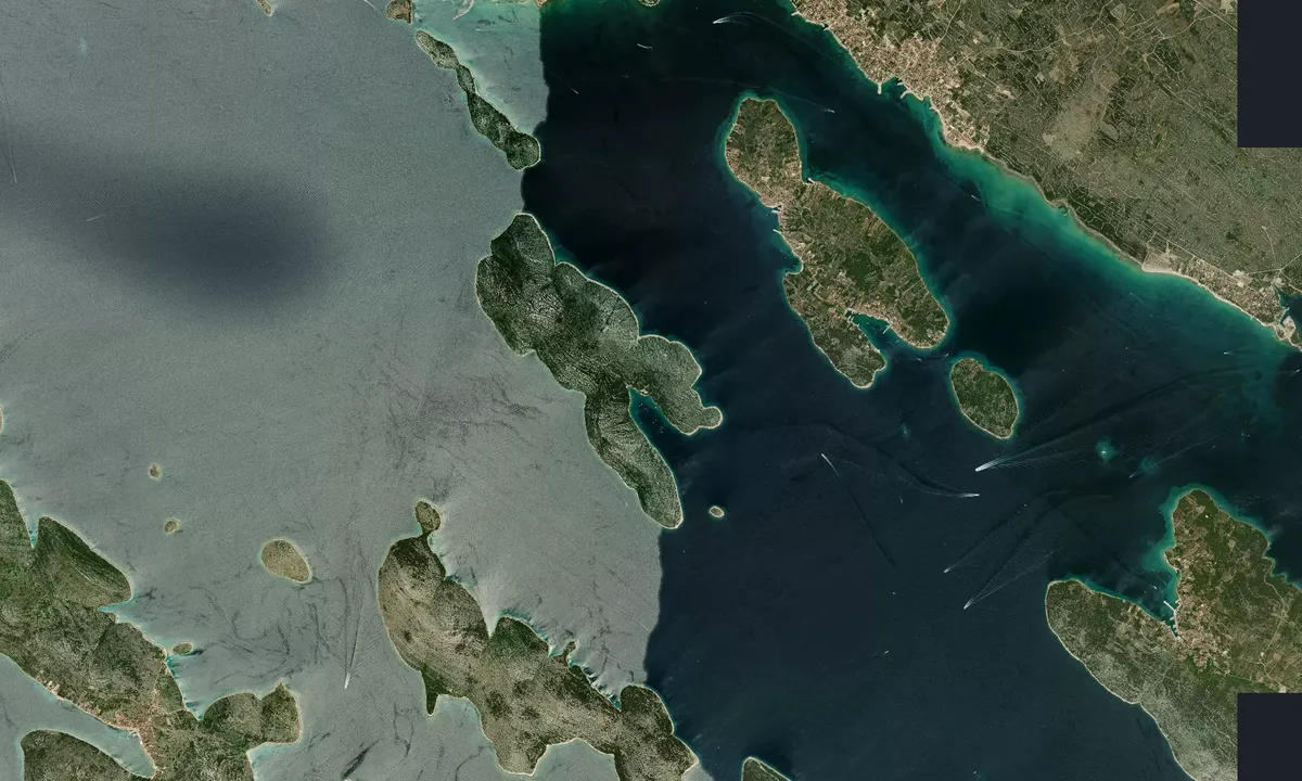 Flyfoto av Otok Tijat
