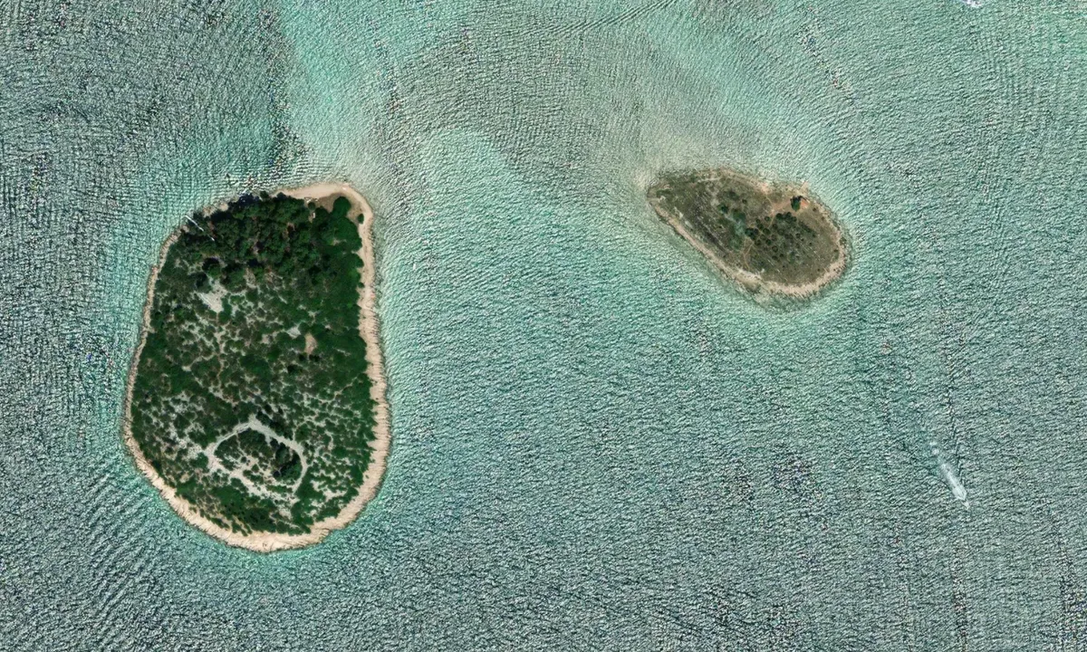 Flyfoto av Otok Veli