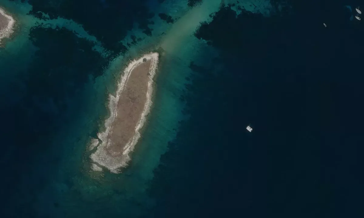 Satelite image of Otok Veli Lagan