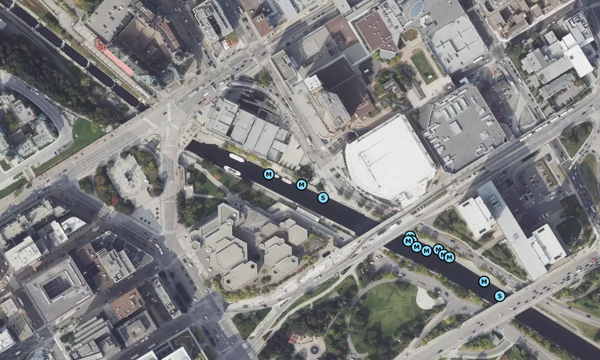 Satelite image of Ottawa (Parks Canada)