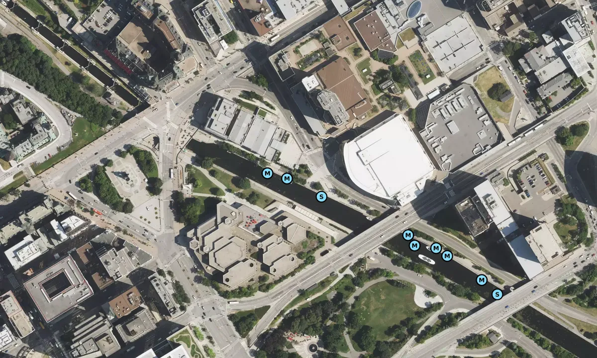 Satelite image of Ottawa (Parks Canada)