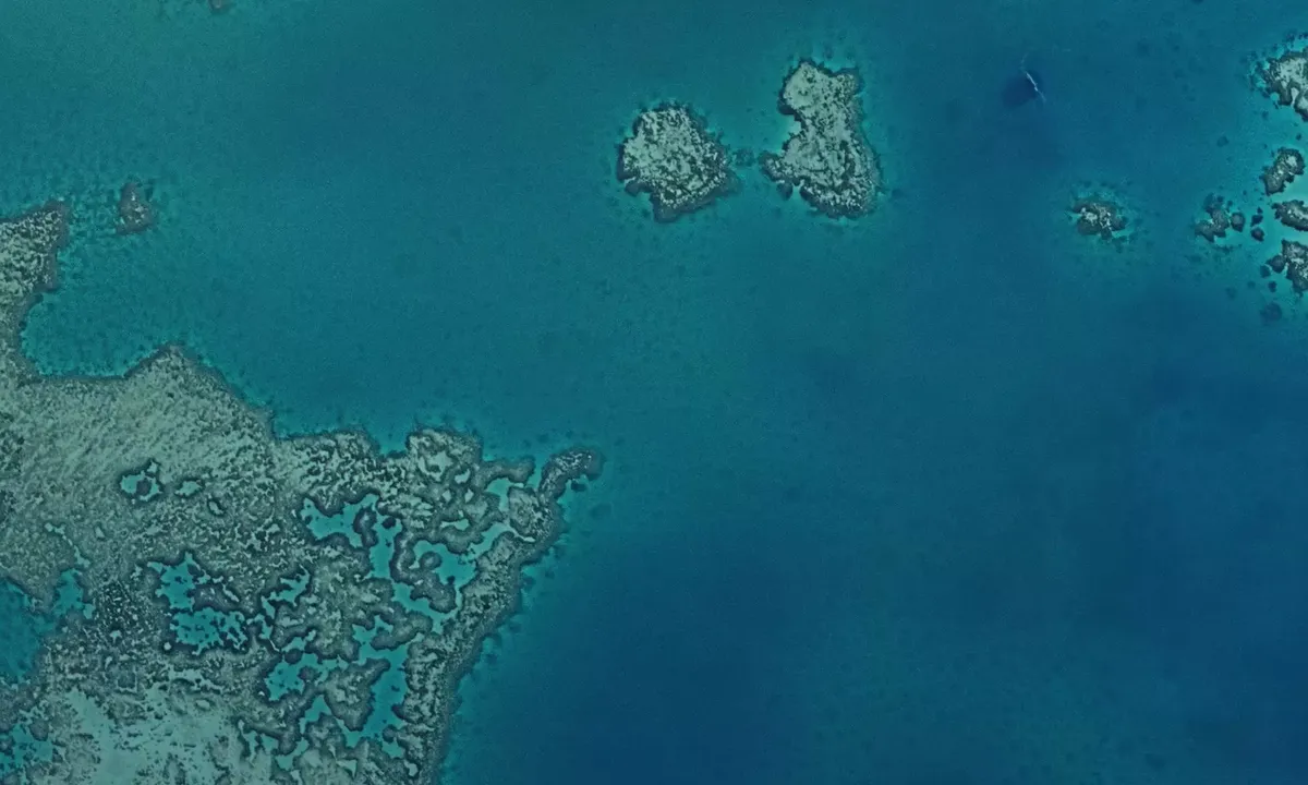 Satelite image of Oua Island