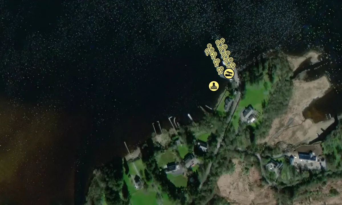 Satelite image of Oughterard Pier