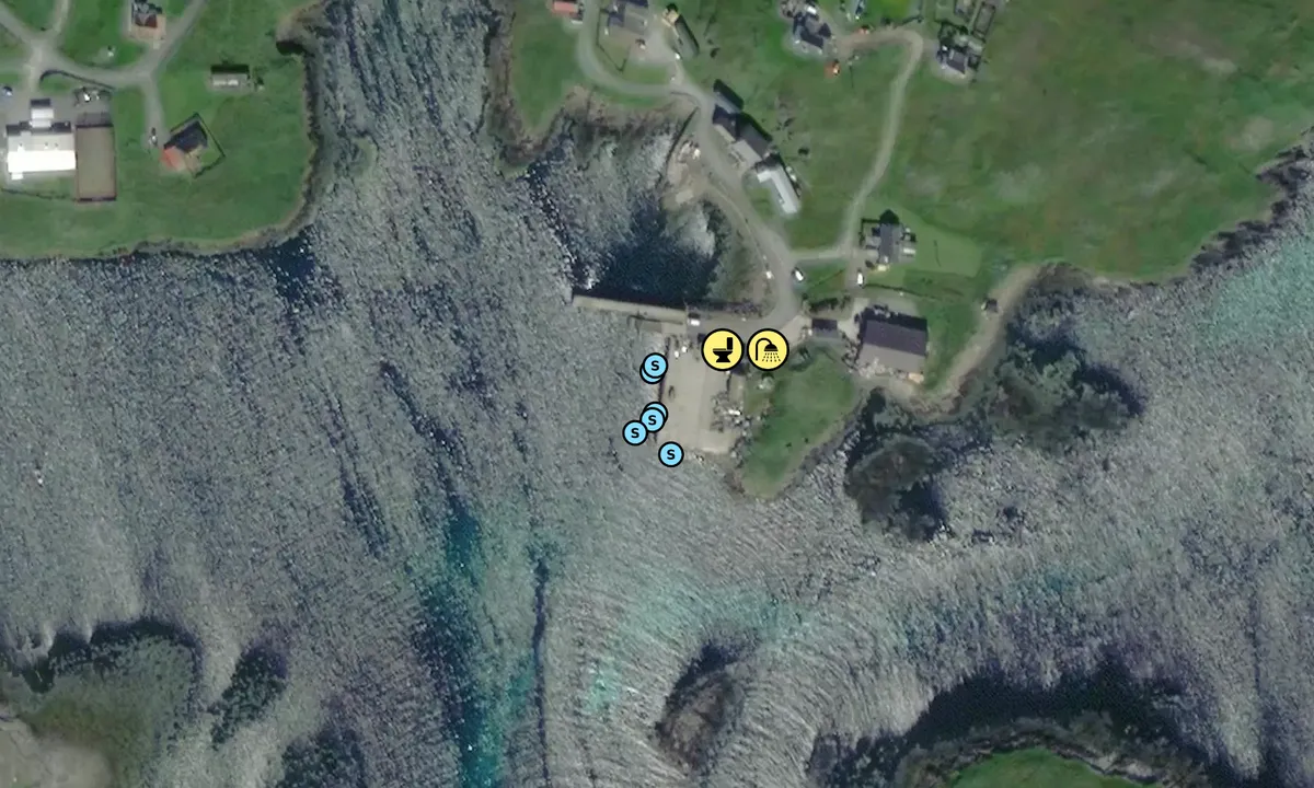 Satelite image of Out Skerries