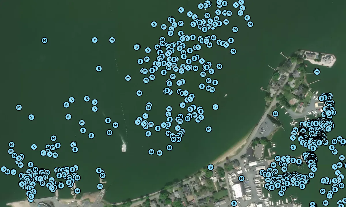 Satelite image of Oxford Strand