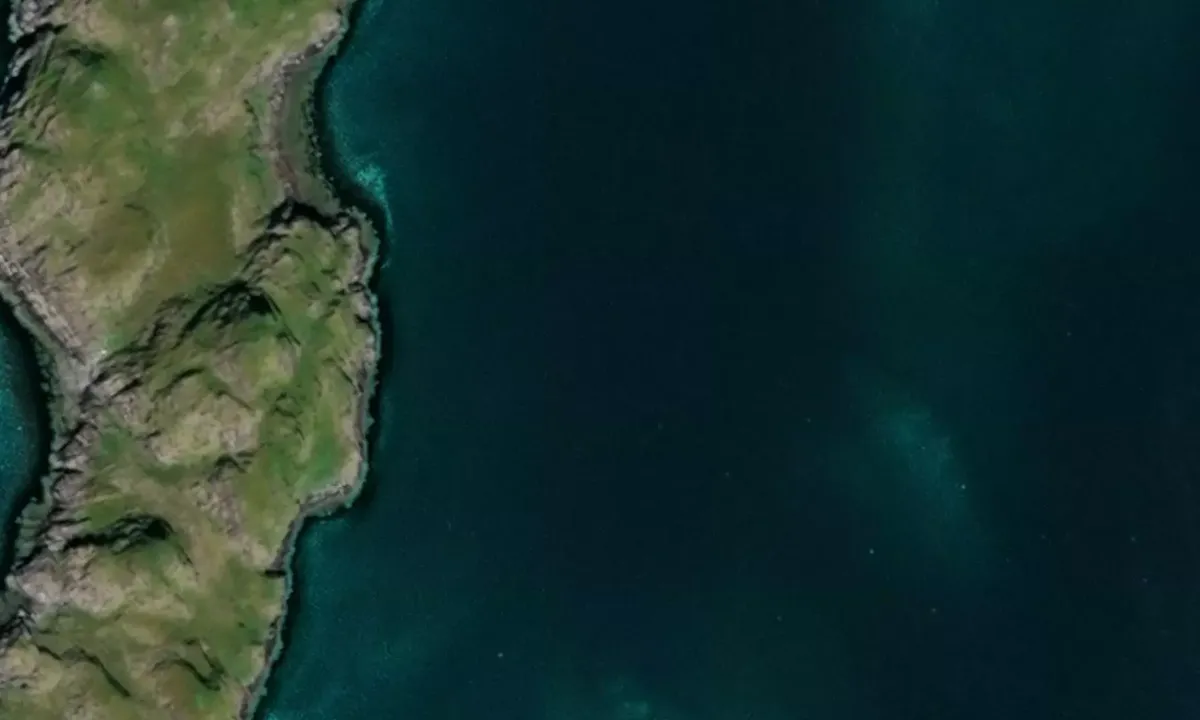 Satelite image of Øyfjordhiolmen