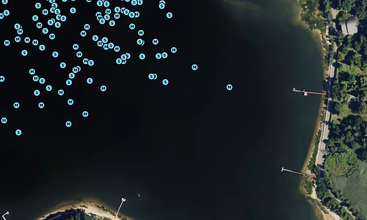 Satelite image of Oyster Bay Cove