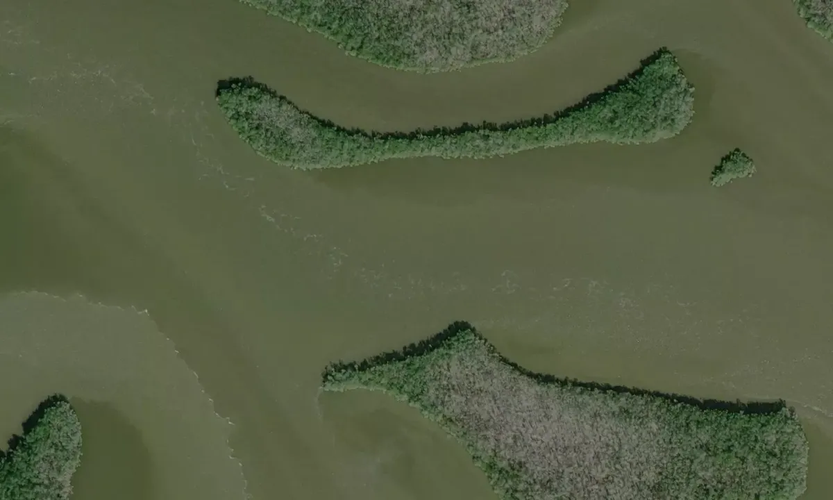 Satelite image of Oyster Bay North