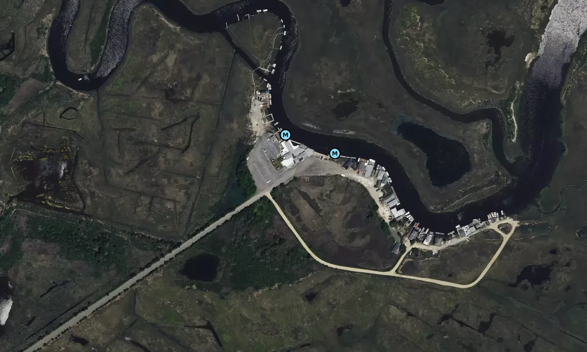 Satelite image of Oyster Creek Inn Restaurant And Boat Bar