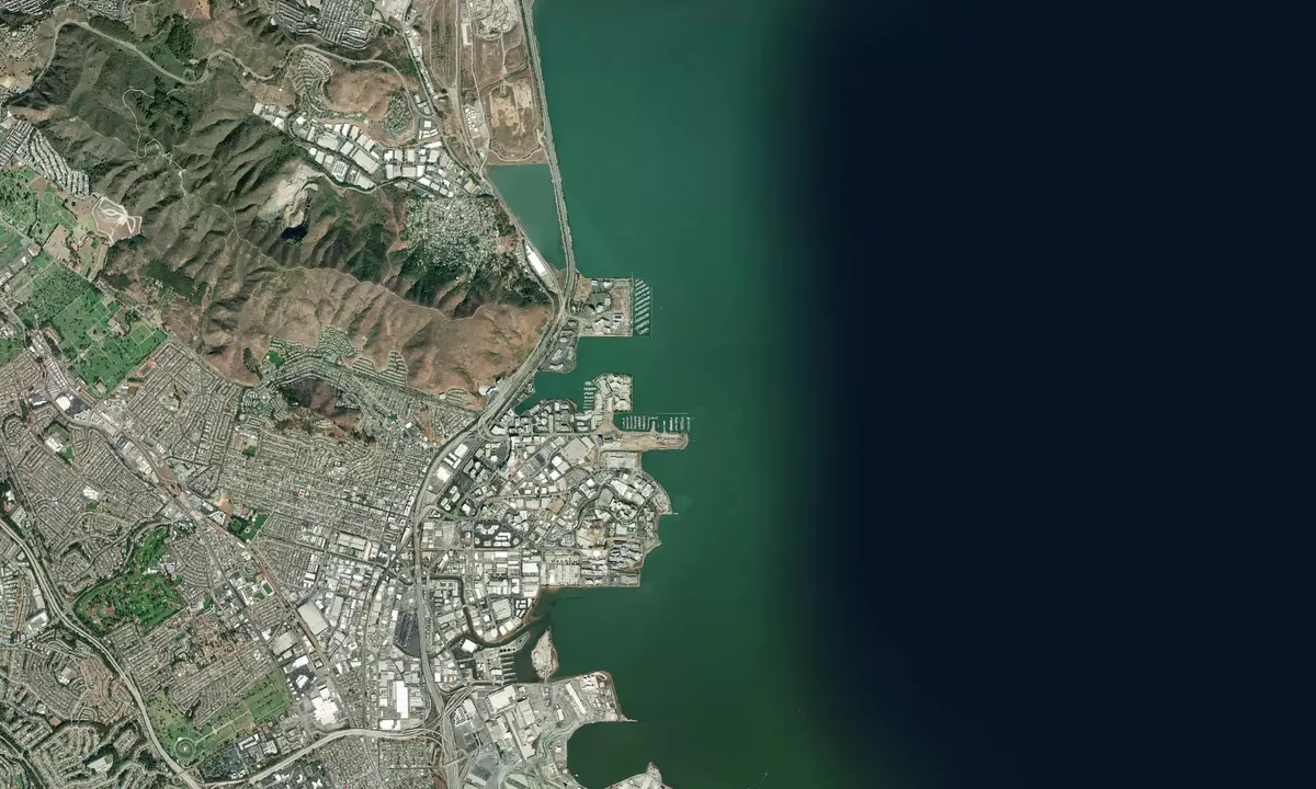 Flyfoto av Oyster Point Marina - South San Francisco
