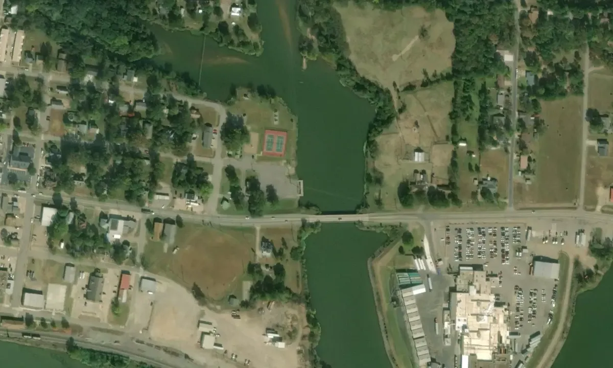 Satelite image of Ozark City Dock