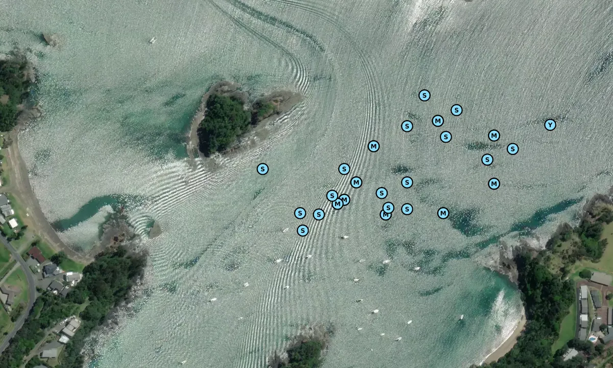 Satelite image of Pacific Bay - Philip Island