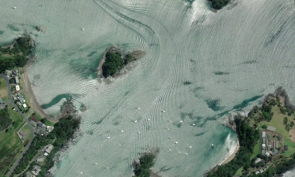 Flyfoto av Pacific Bay - Philip Island
