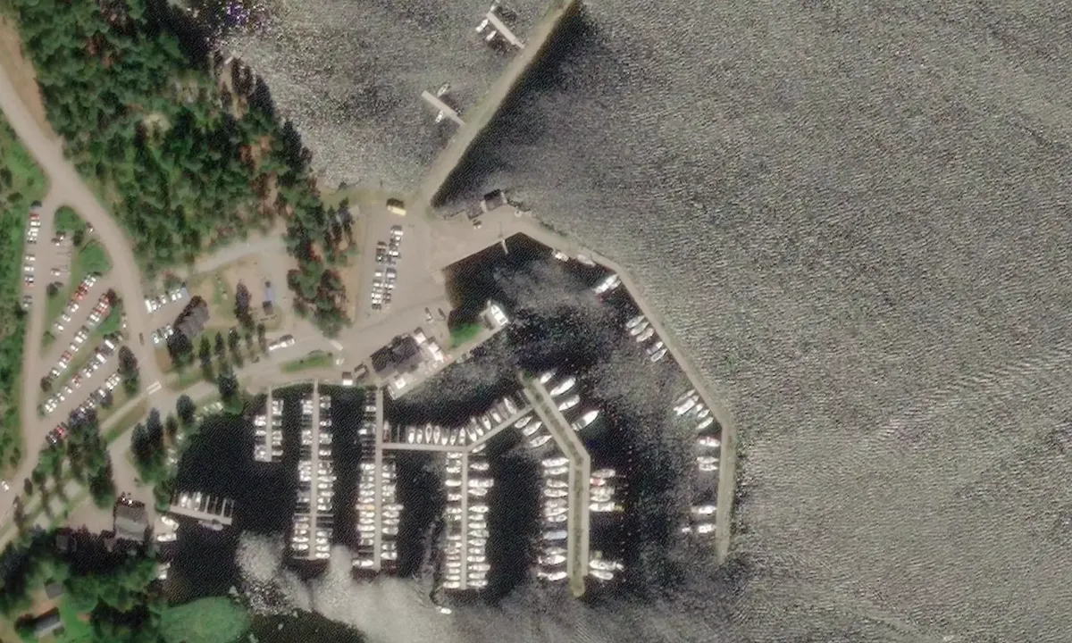 Satelite image of Padasjoki Palas