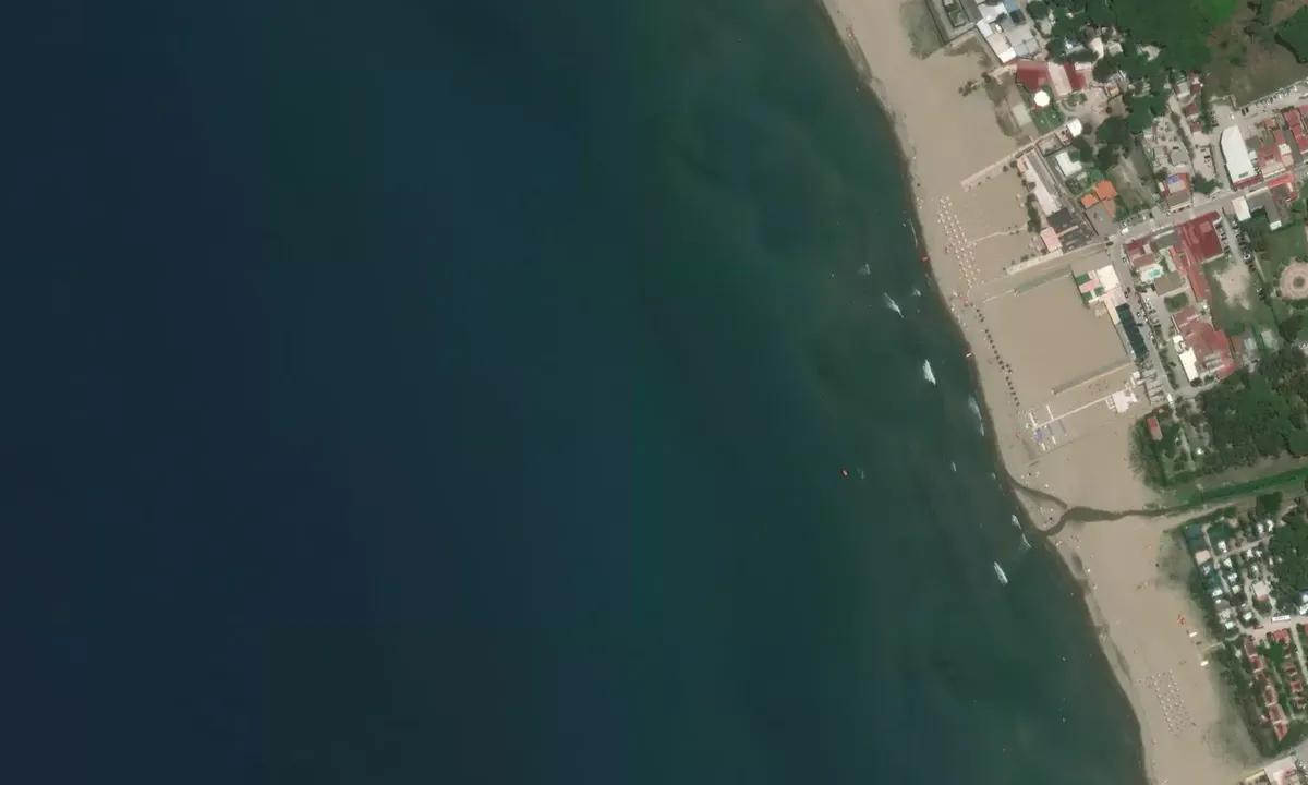 Satelite image of Paestum