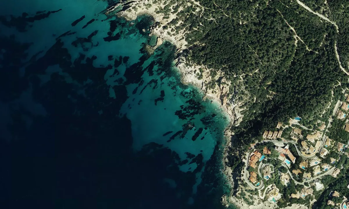 Flyfoto av Paguera Sur
