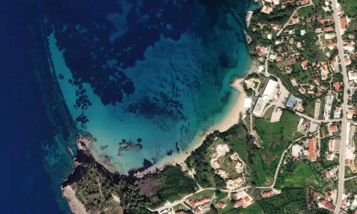 Flyfoto av Paliostafida Beach