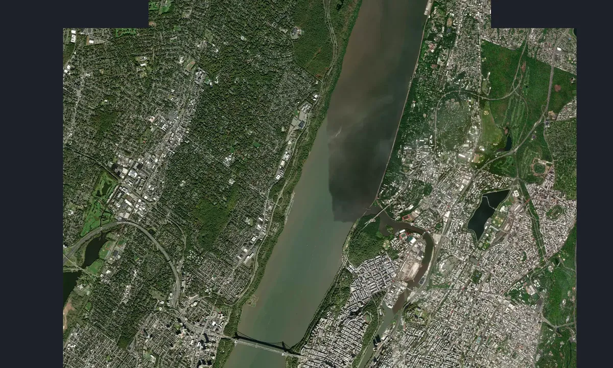Flyfoto av Palisades Interstate Park