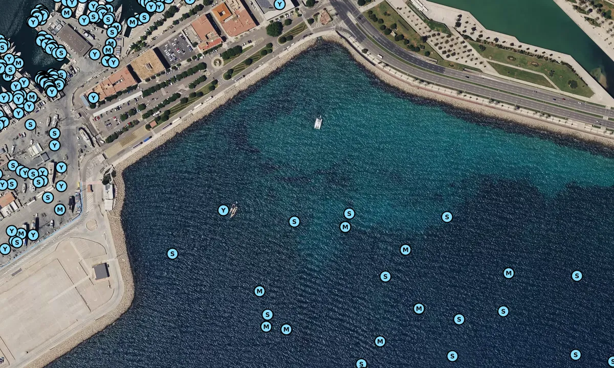 Satelite image of Palma de Majorque