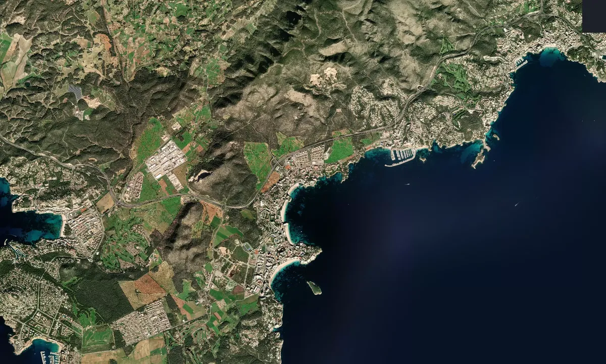 Flyfoto av Palmanova