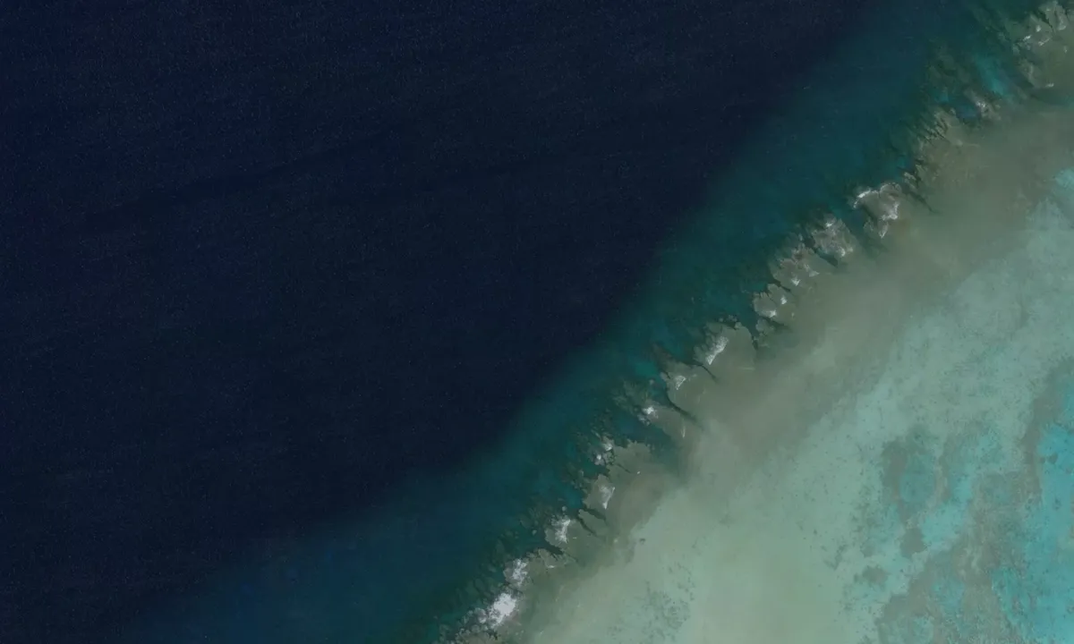 Flyfoto av Palmerston Island
