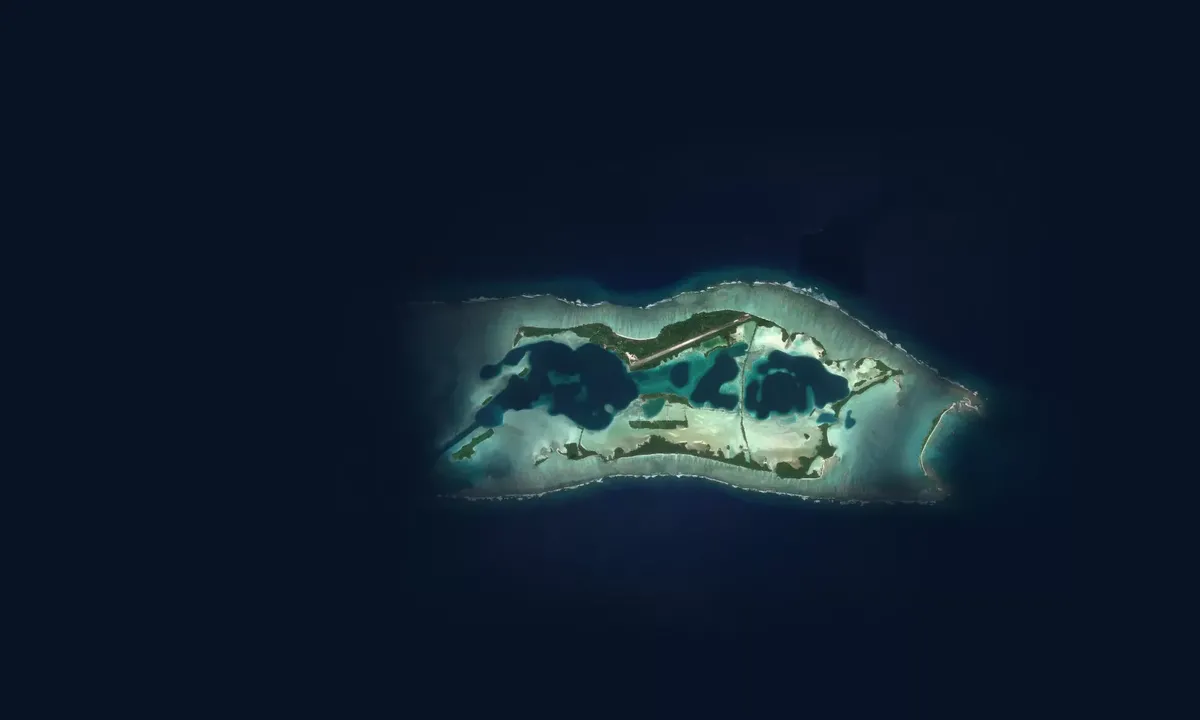 Flyfoto av Palmyra Atoll (Line Islands)