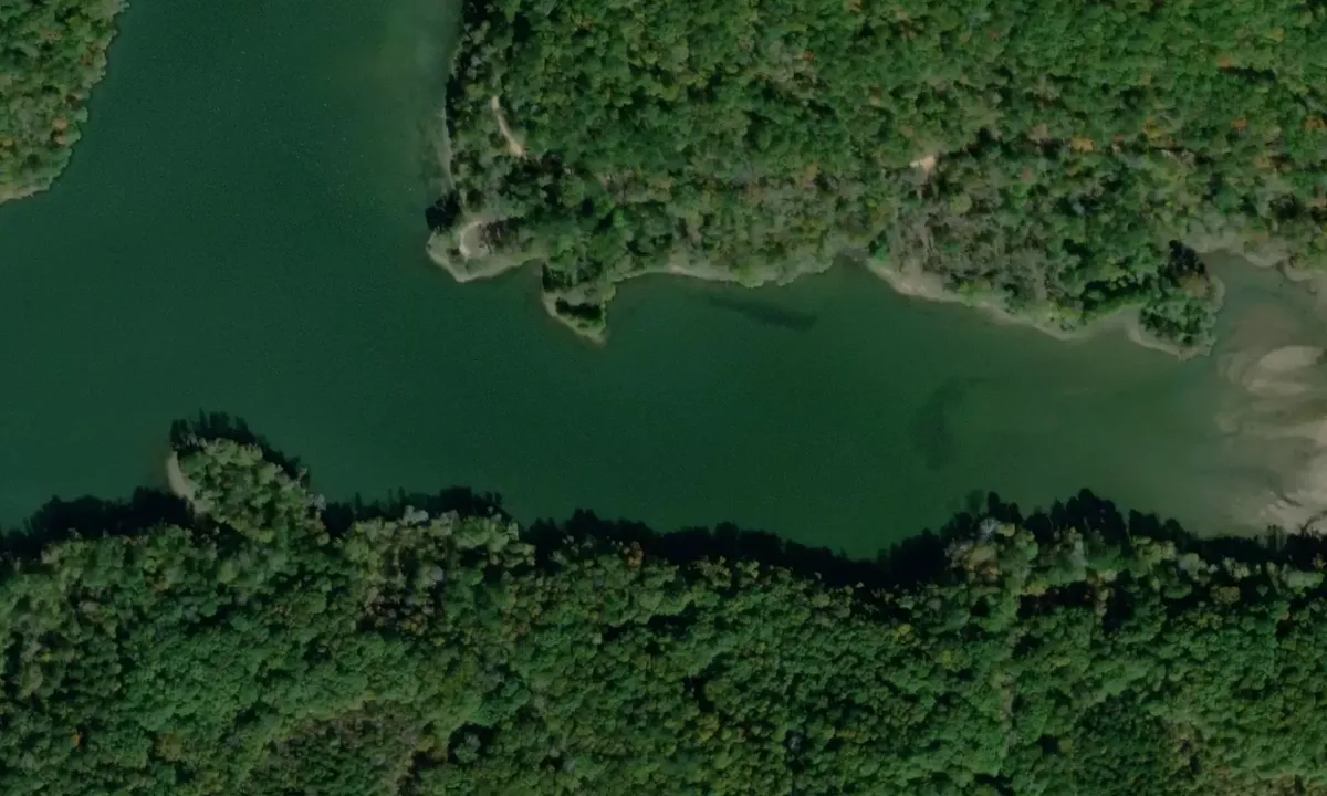 Satelite image of Panther Creek - Waterloo