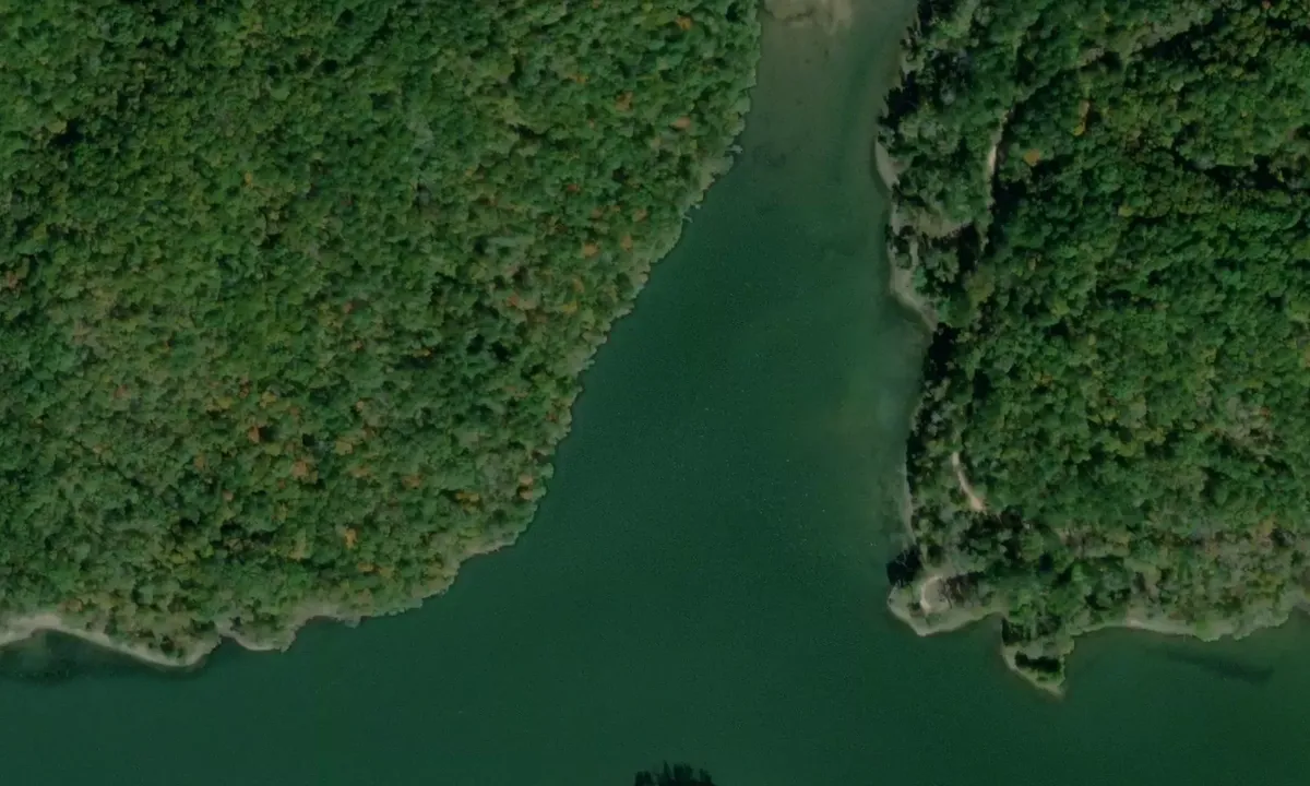 Satelite image of Panther Fork