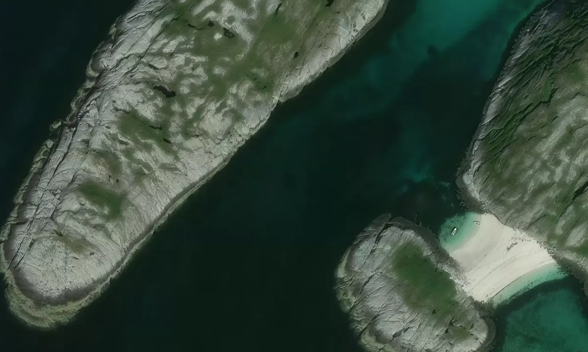 Satelite image of Paradisbukta - Bodø