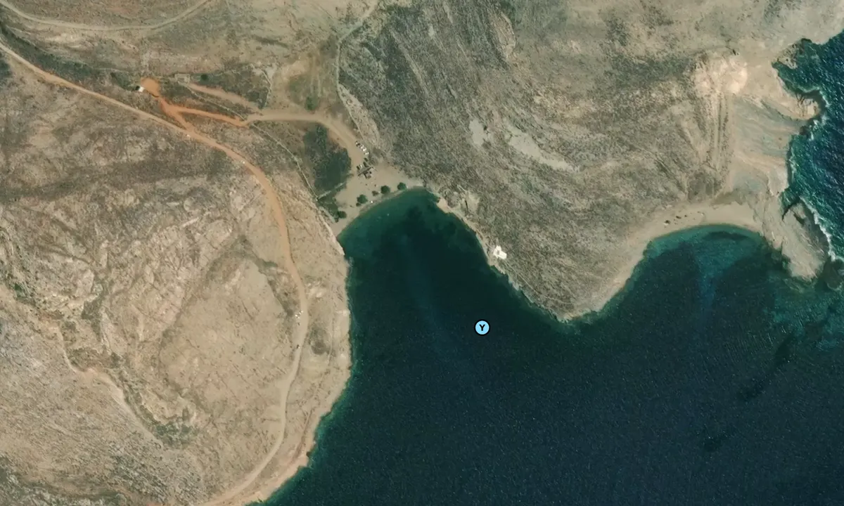 Satelite image of Paralia Agia Thalassa