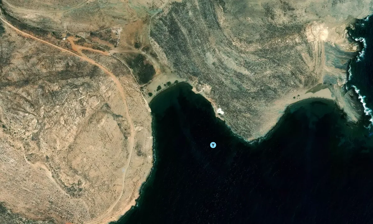 Satelite image of Paralia Agia Thalassa