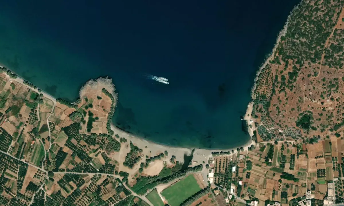 Flyfoto av Paralia Agiou