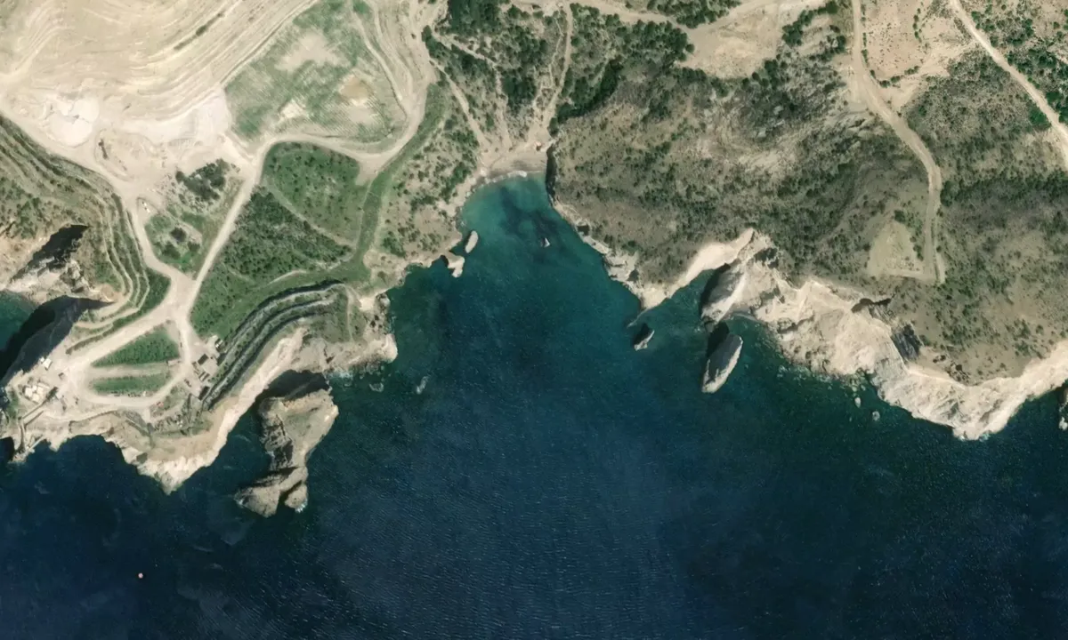 Flyfoto av Paralia Gerontas