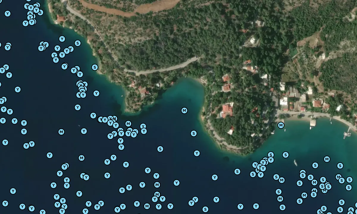 Satelite image of Paralia Limanaki