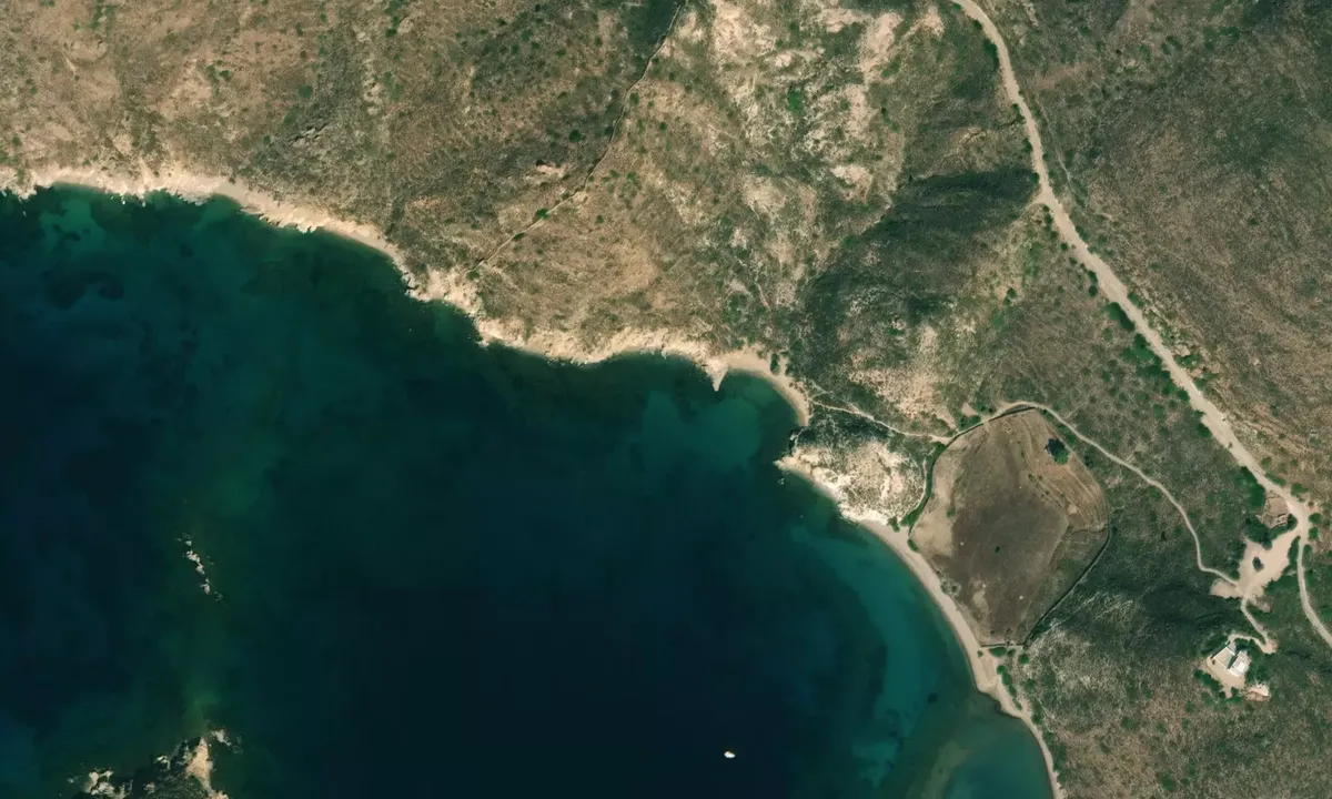 Flyfoto av Paralia Pikri nero