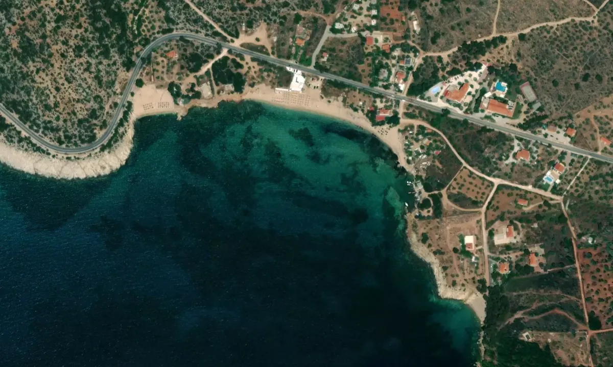 Flyfoto av Paralia Psili Ammos