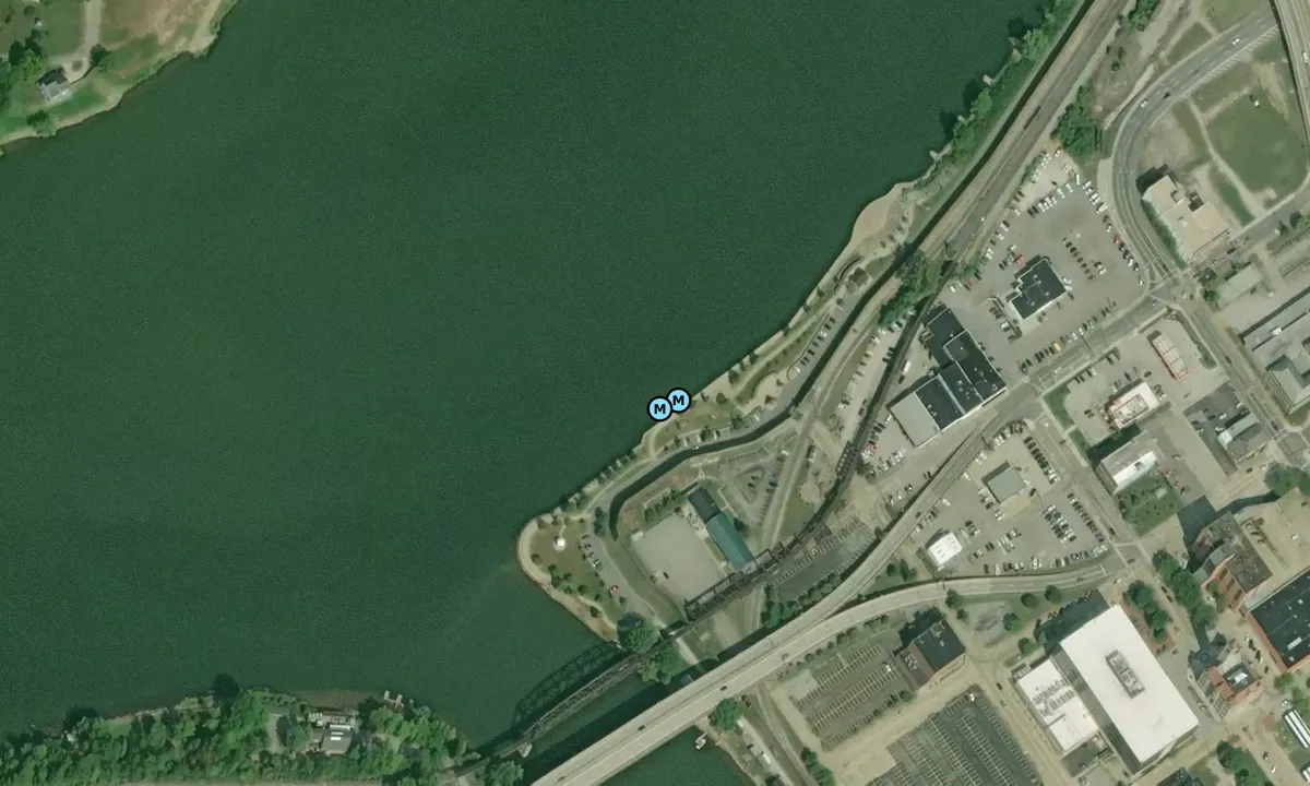 Satelite image of Parkersburg