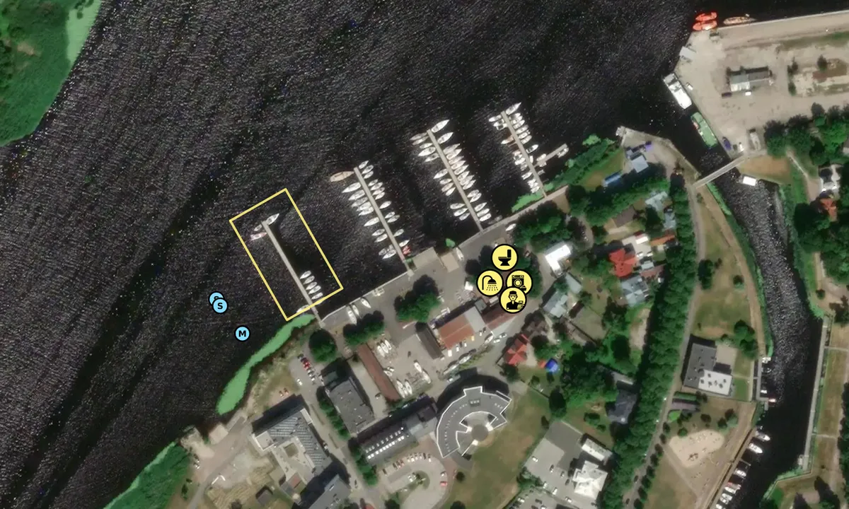 Satelite image of Pärnu jahtklubi