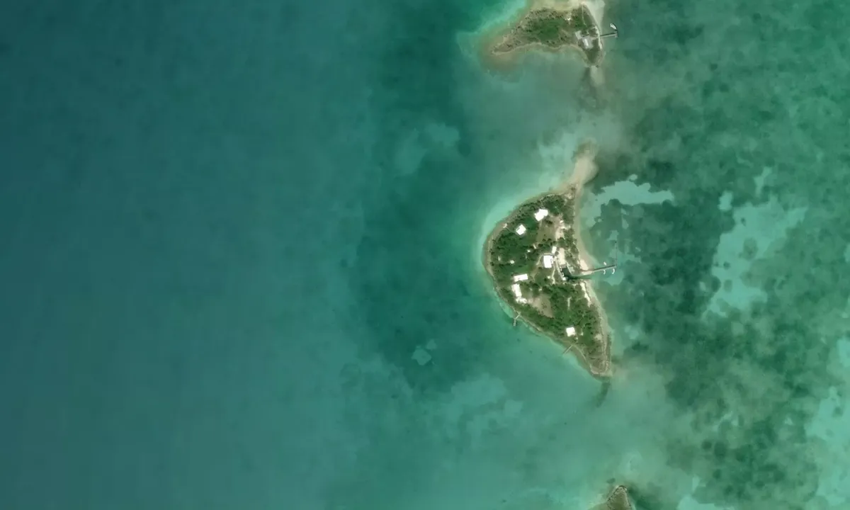 Flyfoto av Parrot Cays