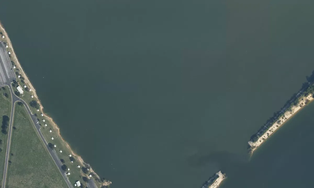 Satelite image of Party Cove