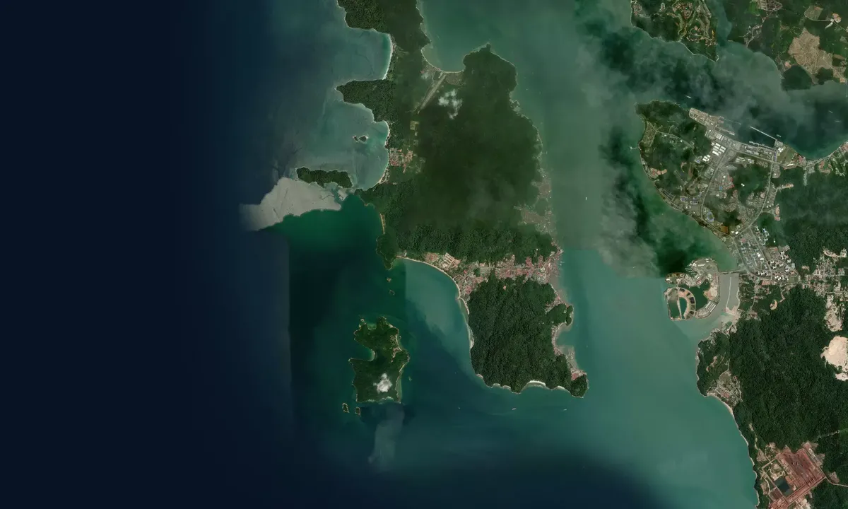 Flyfoto av Pasir Bogak