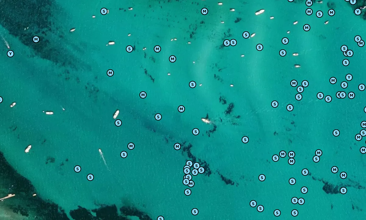 Satelite image of Passaggio della Pelosa