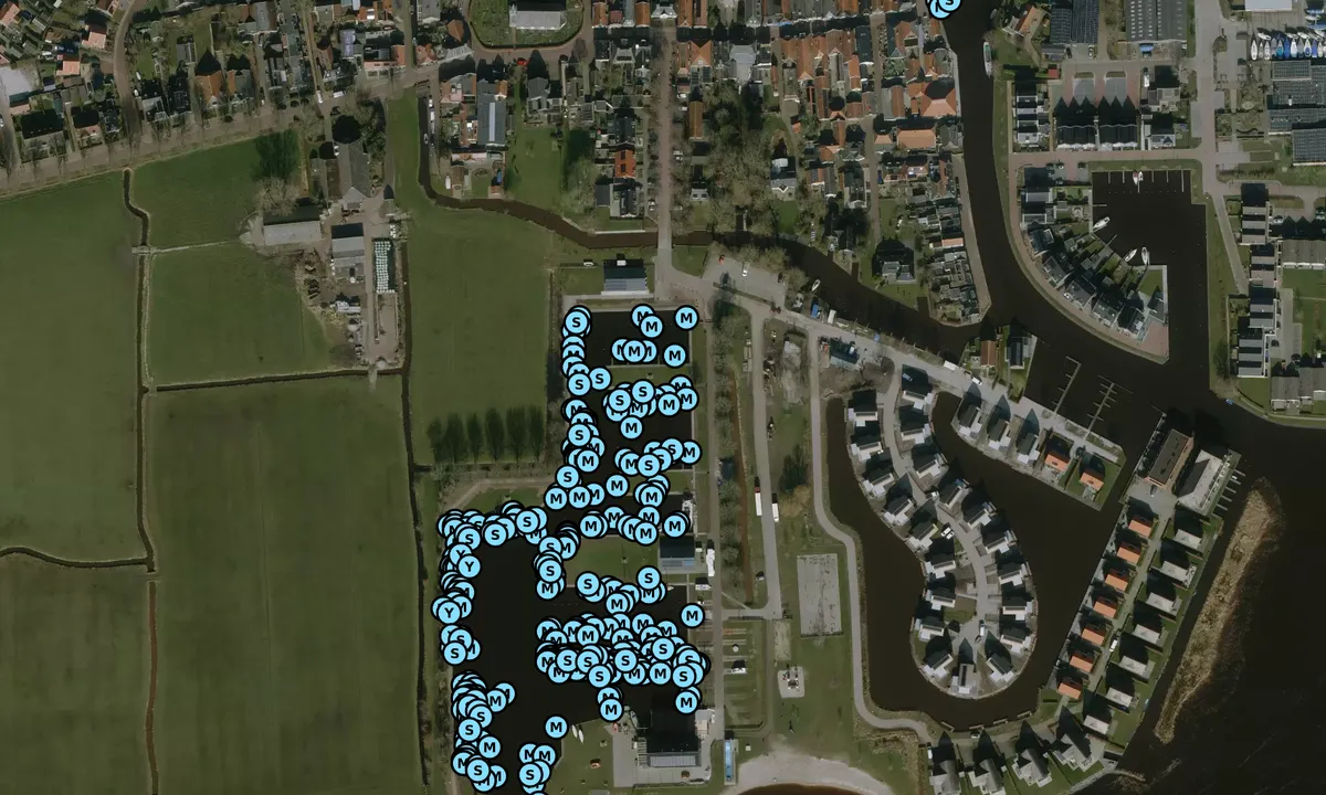 Satelite image of Passantenhaven Heegerwâl